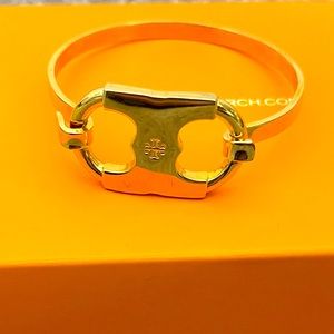 Tory Burch Gemini Link Bangle; Gold